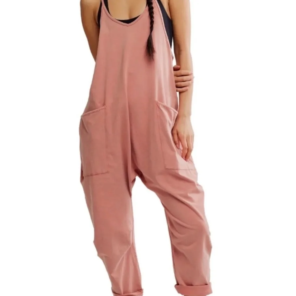 Free People Movement Hot Shot Onesie In The Color Petal. Size Small NWT - Picture 1 of 5
